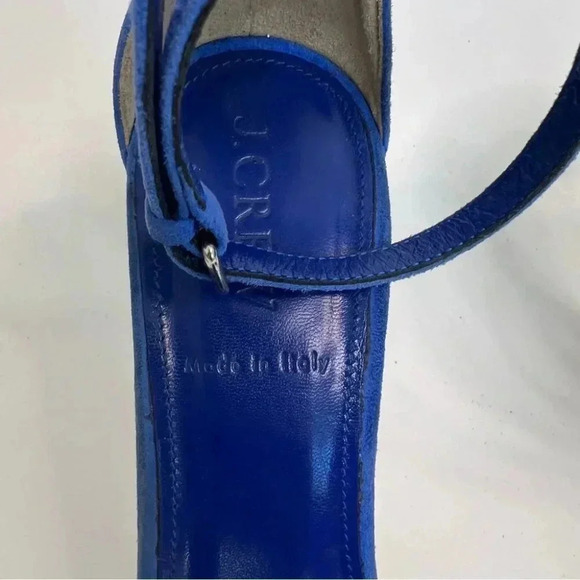 J. Crew Blue Suede Heels - Picture 7 of 7